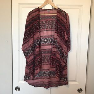 Charlotte Russe kimono cover up
